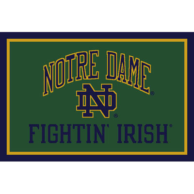 Logo Rugs Notre Dame University At Floooring